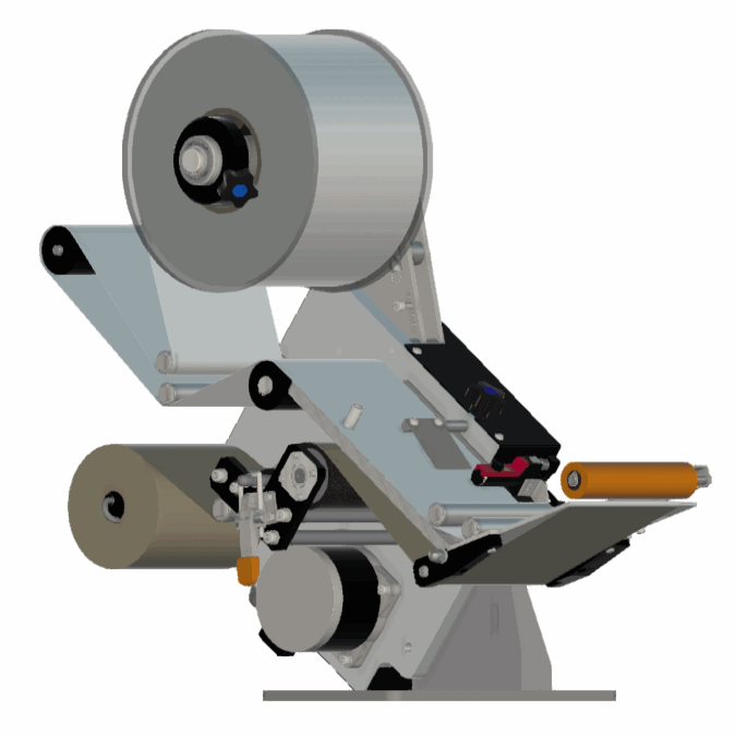Rechtse etiketteerder inpakmachine